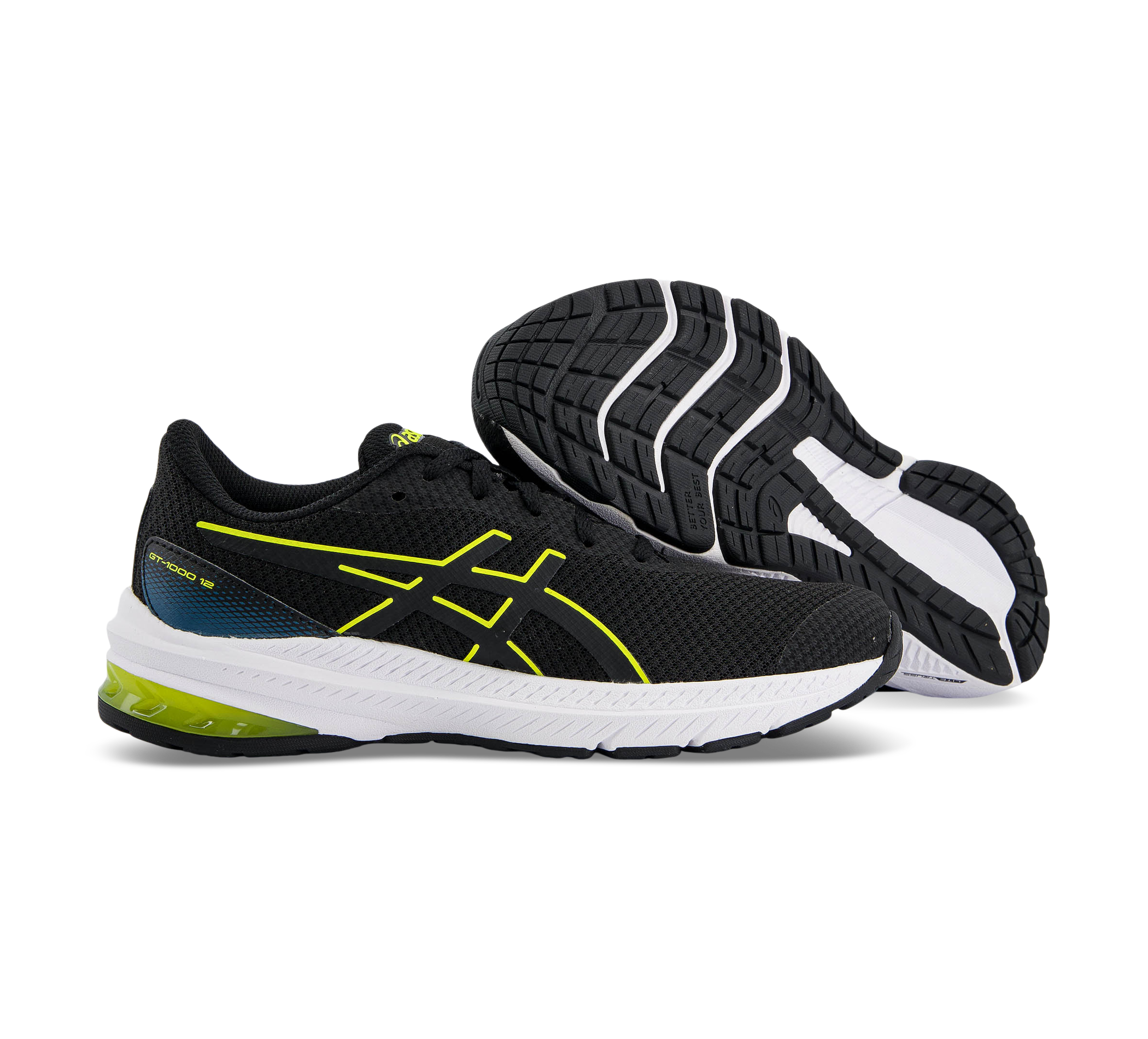 Asics GT-1000 12 GS schwarz
