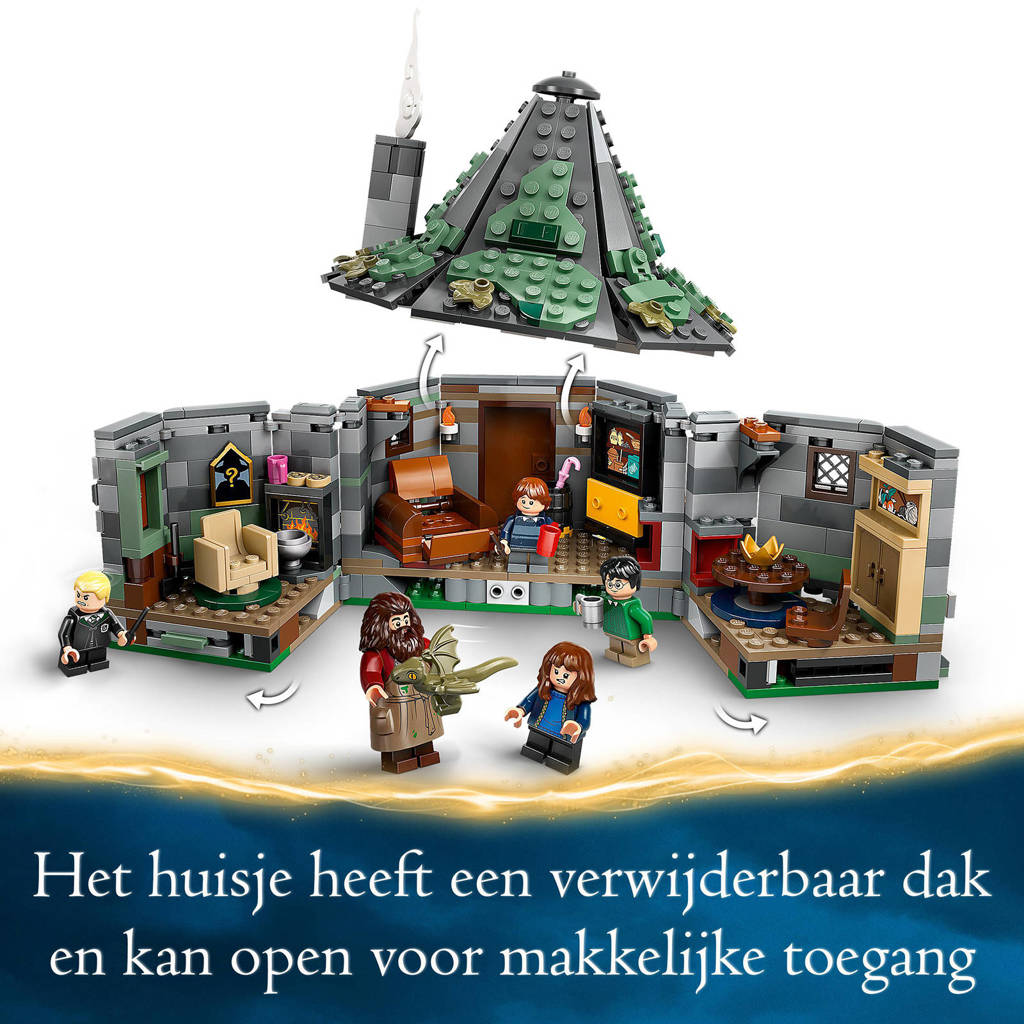 Prachtige Harry Potter set!Hagrids huisje: onverwacht bezoek Bouwbaar Rollenspellen Speelgoed 76428