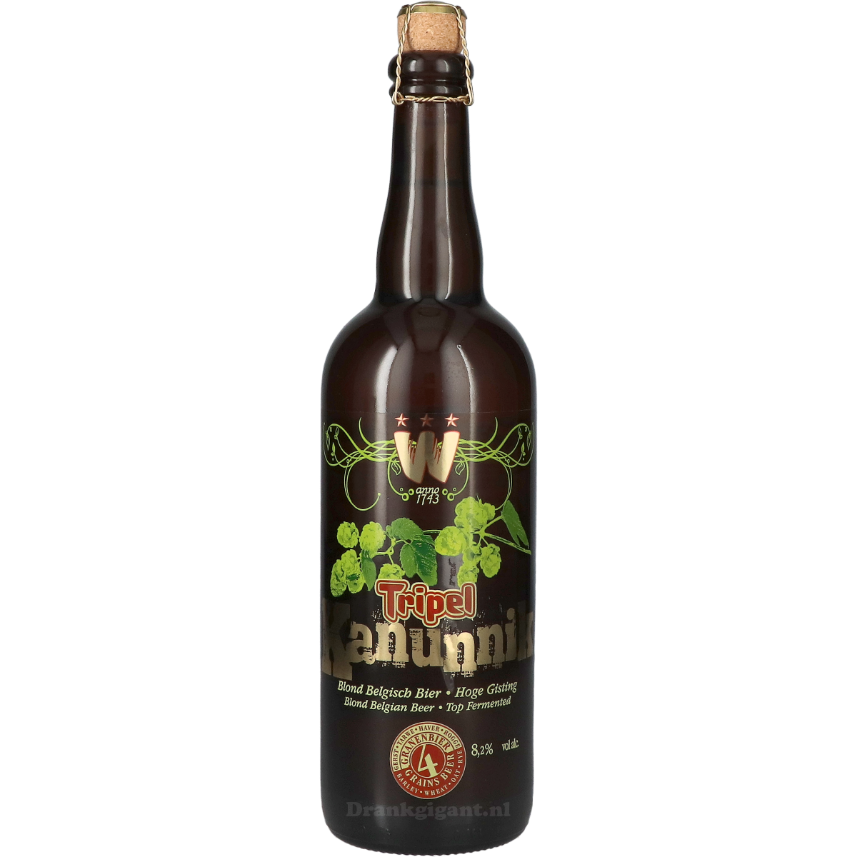 Wilderen Kanunnik Tripel 75 cl