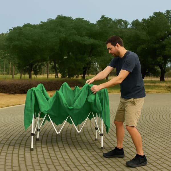 Hage Paviljong Telt 3x3 m Pop-Up Baldakin for hage eller terrasse MultiGarden