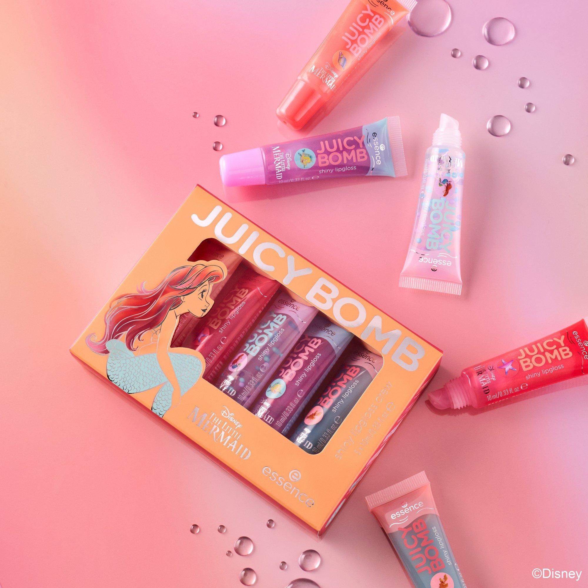 Disney THE LITTLE MERMAID JUICY BOMB shiny lipgloss crew