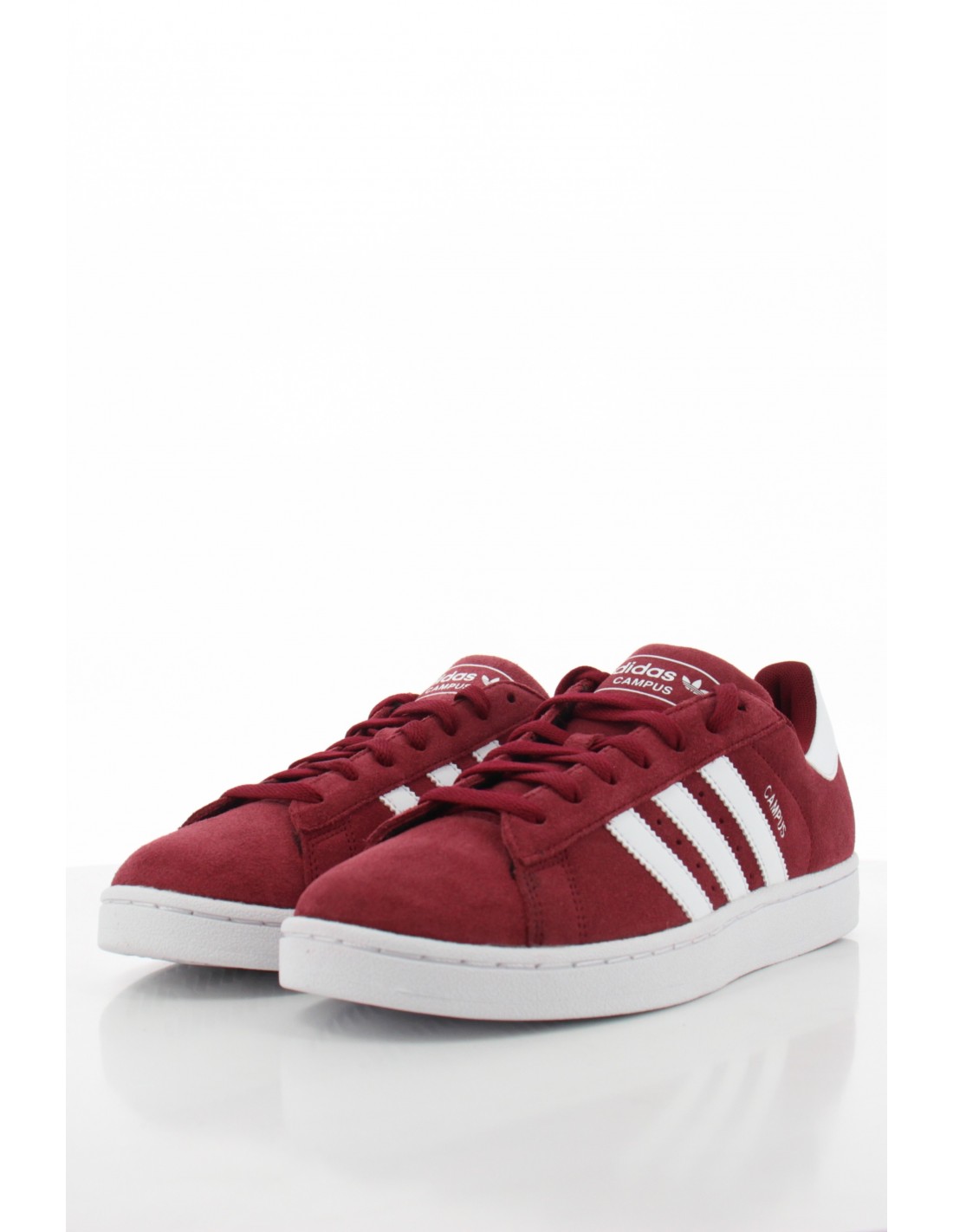 adidas Sneakers Homme Campus 2 Bordeaux Daim