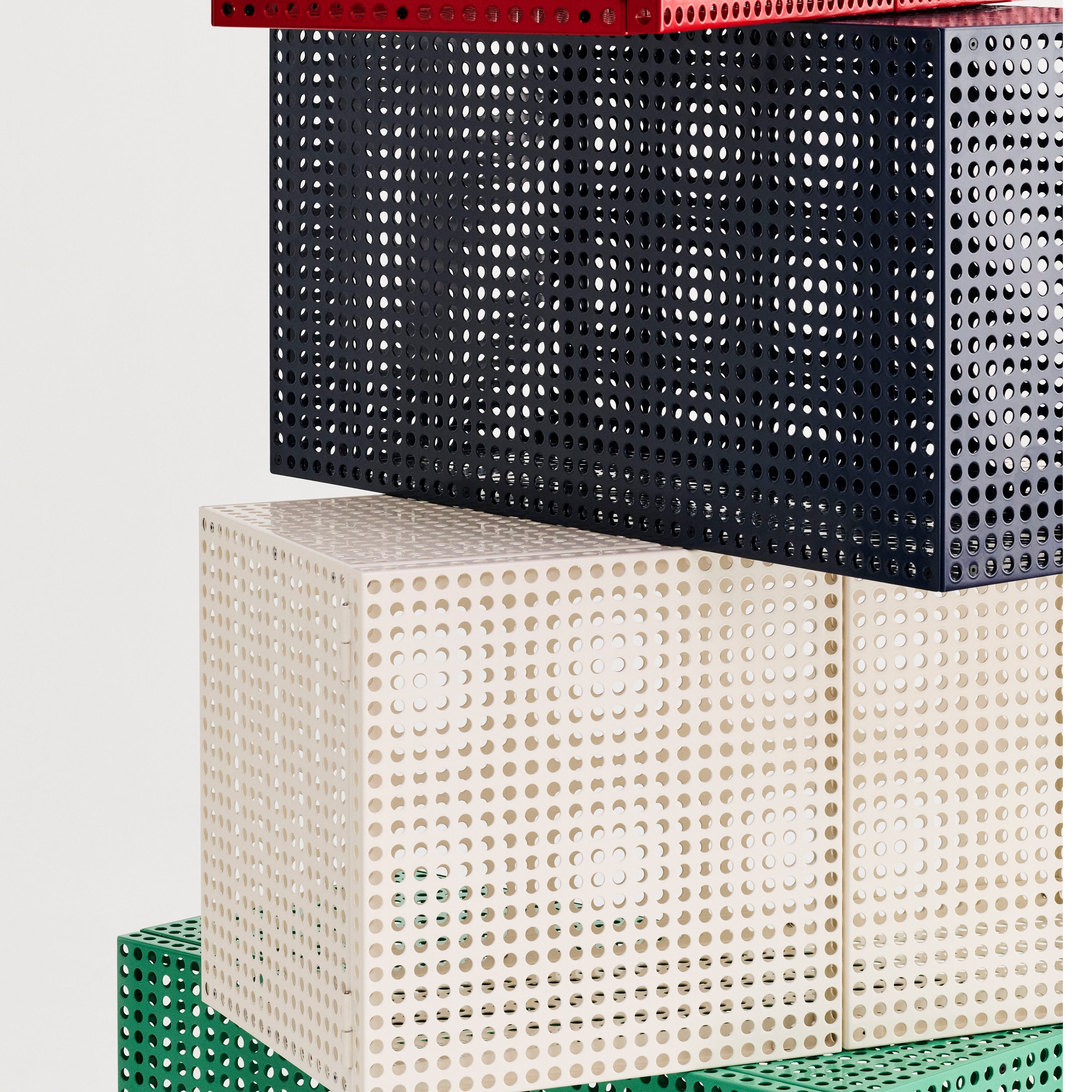 HAY Perforated Wandkast - Steel Blue