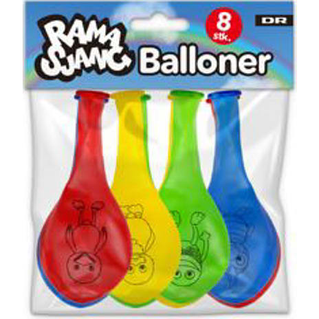 Ramasjang balloner 8 stk