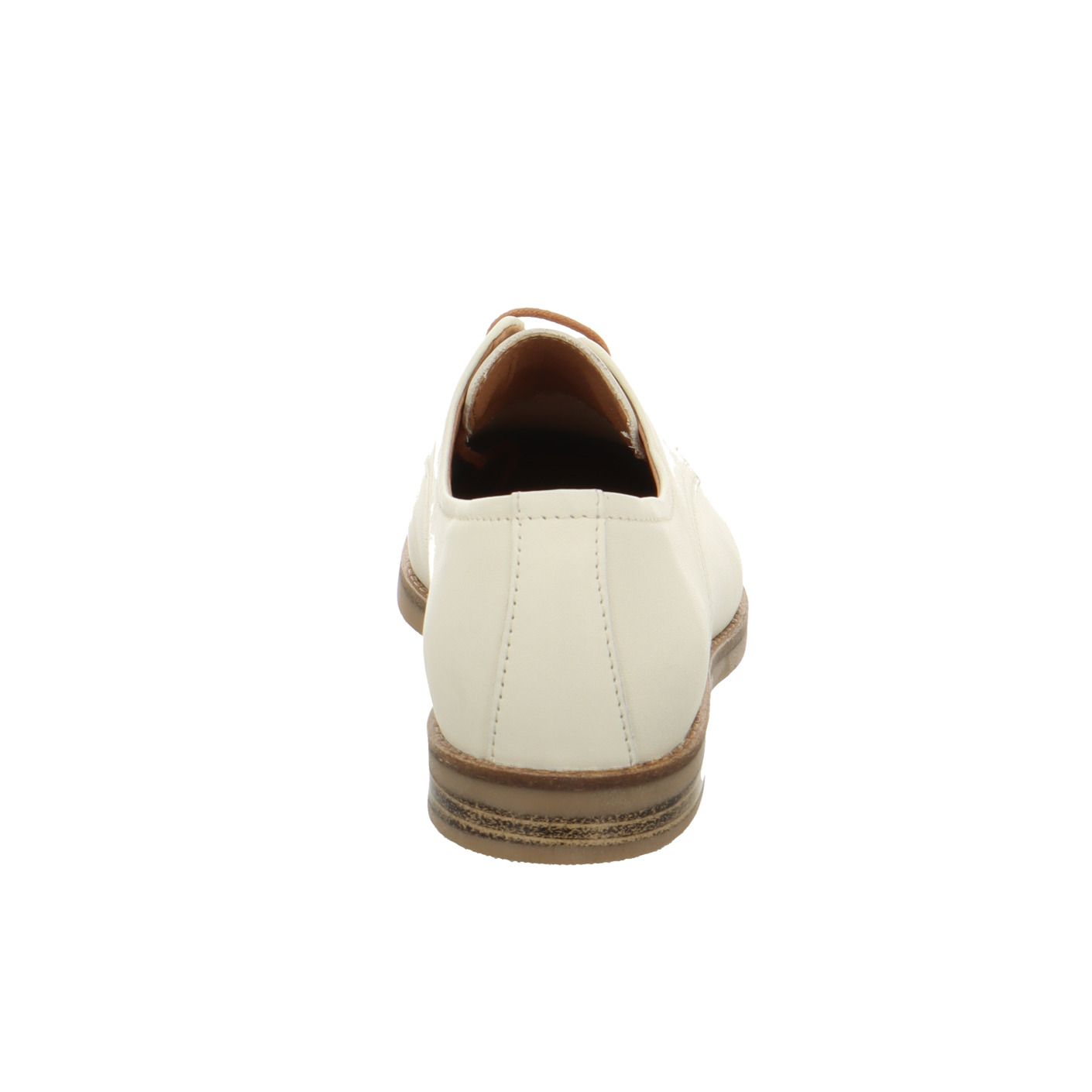 Schnürschuh beige