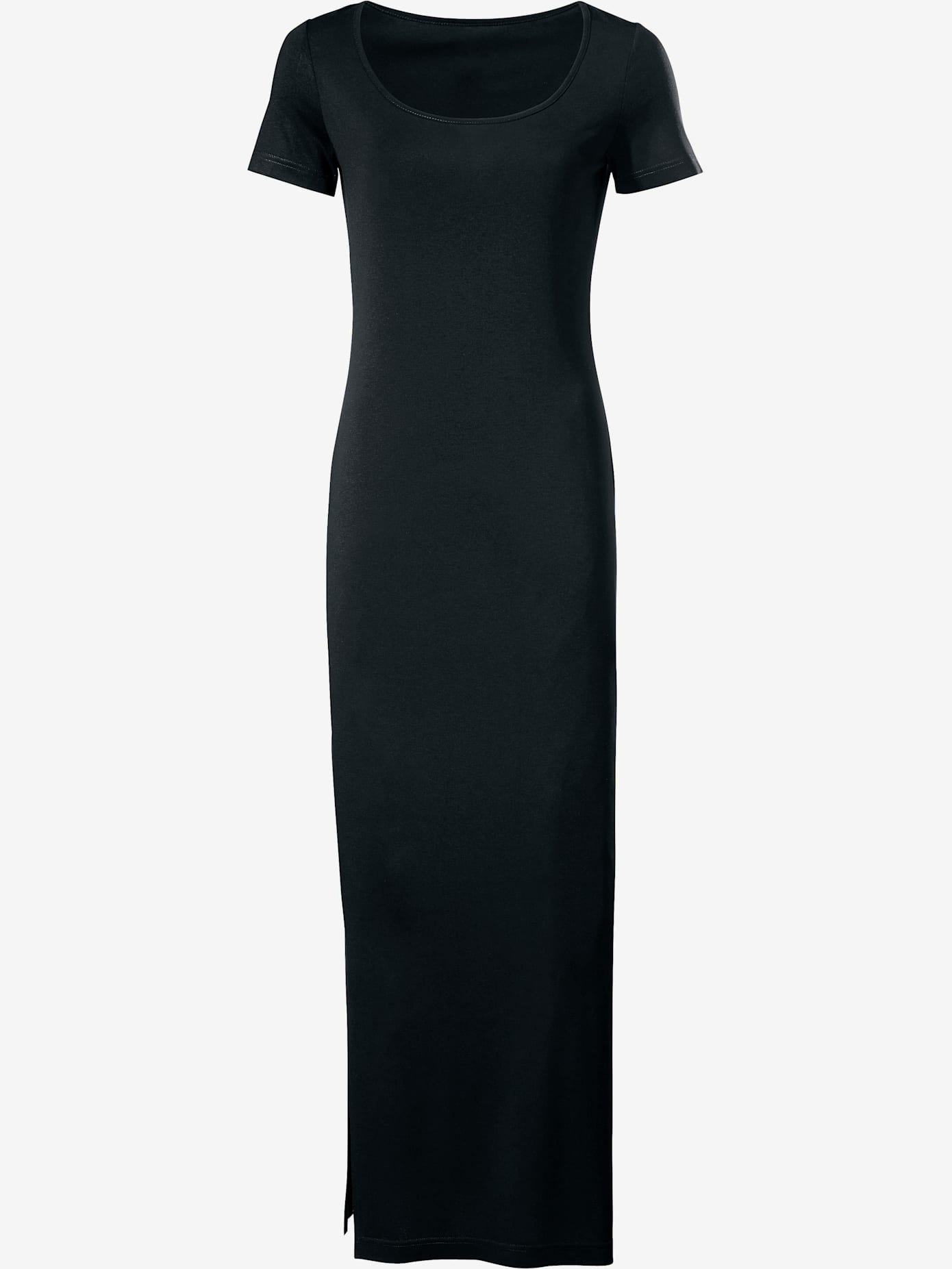 Robe en jersey coupe longue tendance, idéale pour l'été