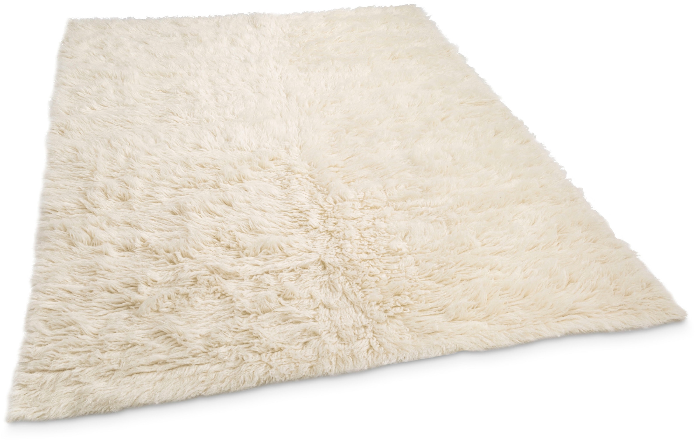 THEKO Wollteppich »Flokos 1« rechteckig 40 mm Höhe original griechischer Flokati, Hochflor, Uni Farben, reine Wolle