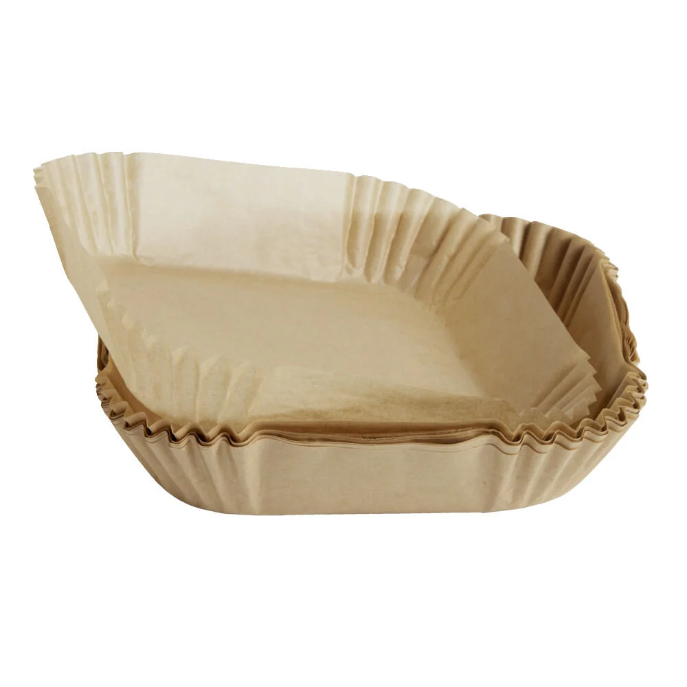 Papier cuisson pour friteuse sans huile 25 feuilles 16x16cm