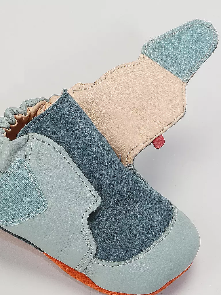 AFFENZAHN Krabbelschuhe CRAWLY HASE petrol