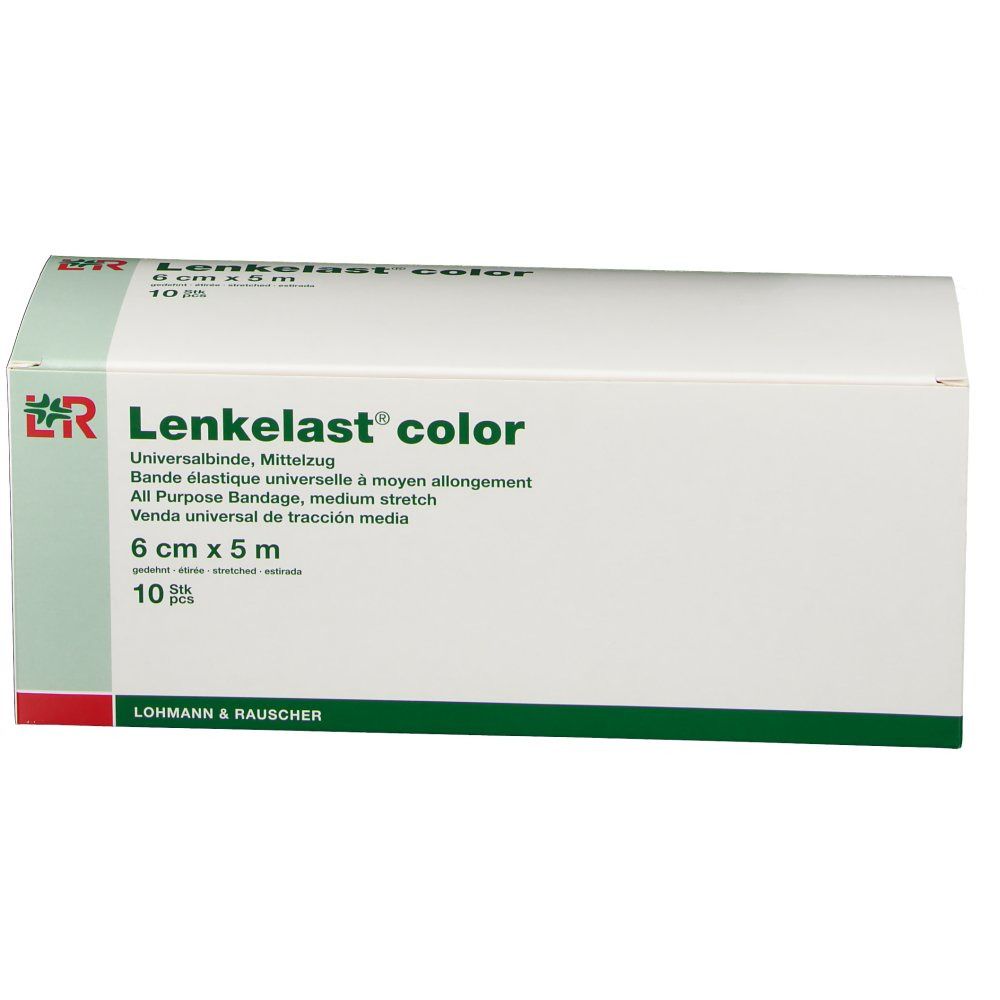 Lenkelast® color 6 cm x 5 m rot