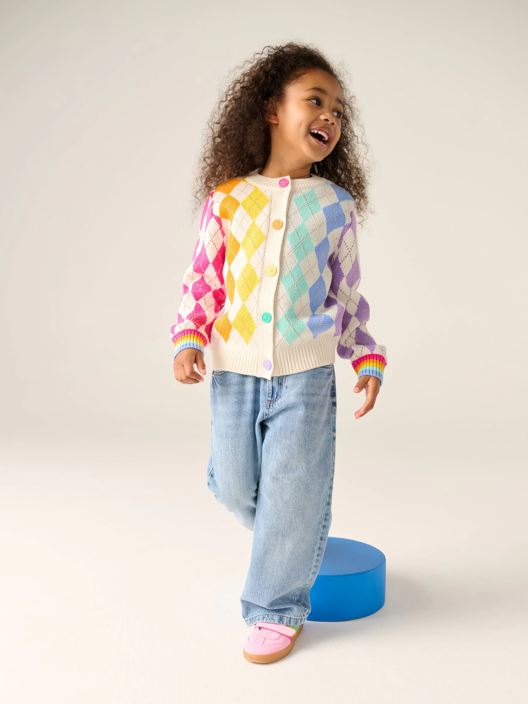 Meerdere pasteltinten - Little Bird by Jools Oliver Arygle-vest