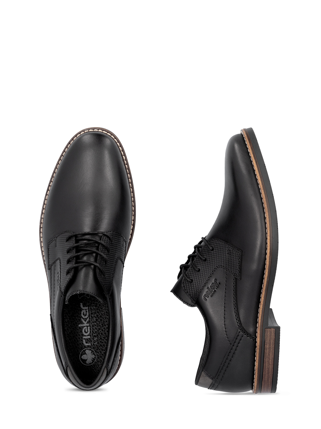 Rieker Classic Leather Black dressko