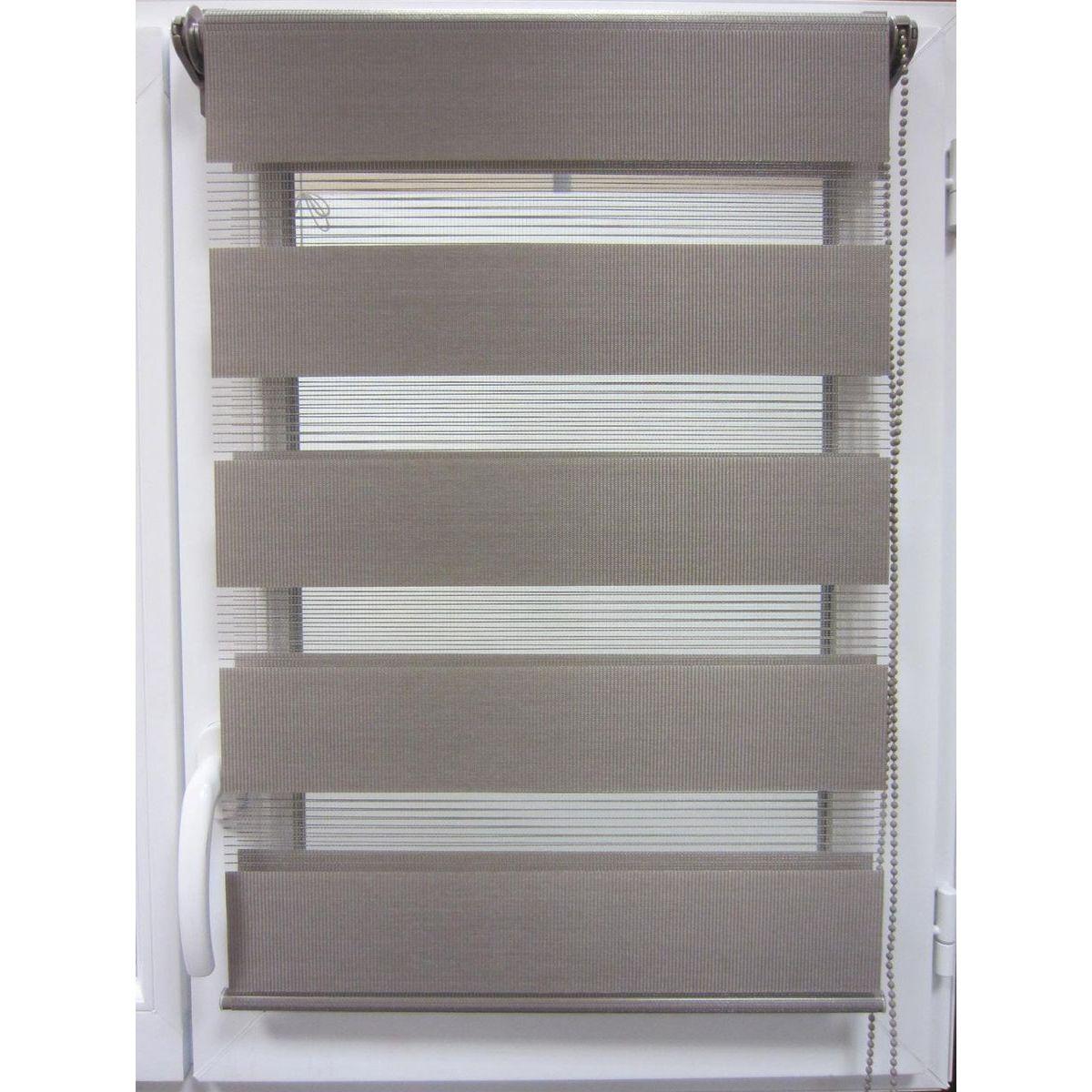 STORE ENROULEUR LUMIERE NUIT 150X180CM TAUPE