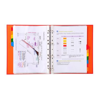 Exacompta Nature Future - Intercalaire 12 positions - A4 Maxi - carte blanche