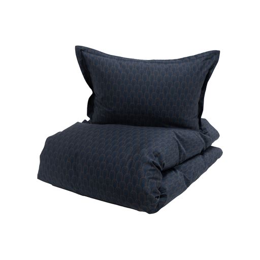 Borås Cotton Betty Sengelinned, Blue, 140x200 cm