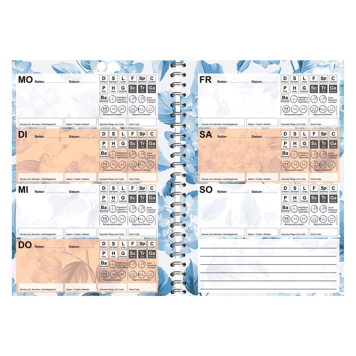 Reitertagebuch - Exklusiv Edition Dauerkalender