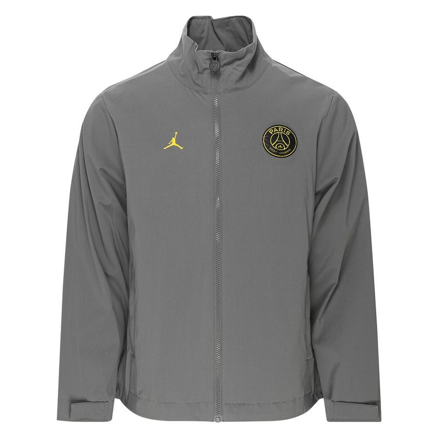 Paris Saint-Germain Veste Woven Jordan x PSG - Gris/Jaune