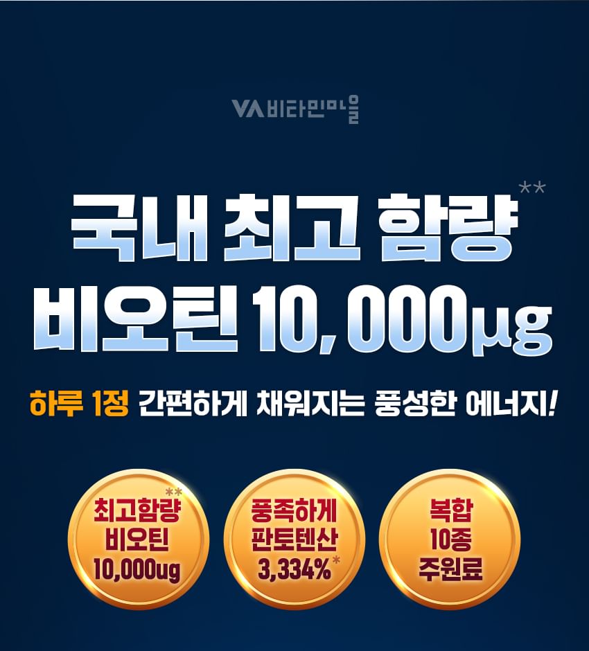 Vitaminedorp - Biotine 10000 Pantotheenzuurcomplex 10