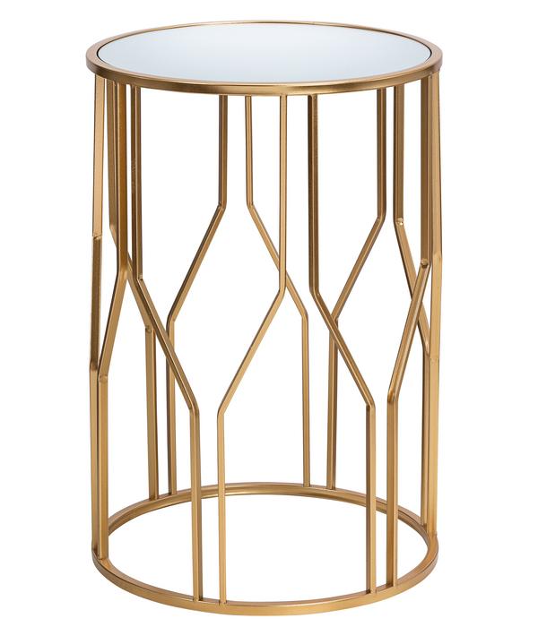 Dehner Metall-Beistelltisch, gold, ca.