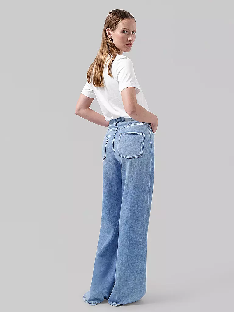 MUD JEANS Jeans Loose Fit SARA hellblau