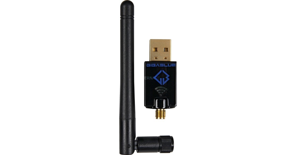 GigaBlueUSB WLAN-Adapter GGBZU/006 wlan adapter  (Zwart, 600Mbit)
