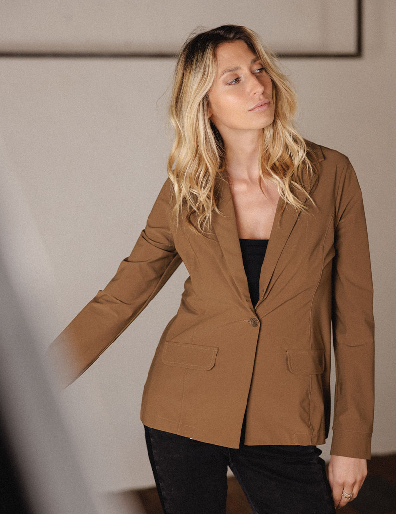 HBT NEW BASICS  | JAGGER BLAZER CAMEL