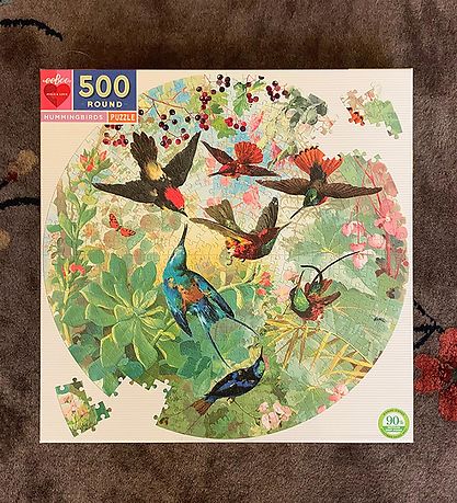 Eeboo Puzzlespiel - 500 Teile - Hummingbirds