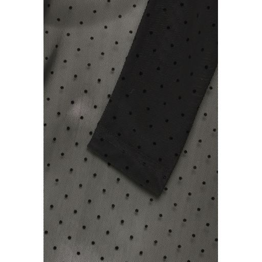 Fransa Langærmet Bluse, Black Mini Dot, XXL