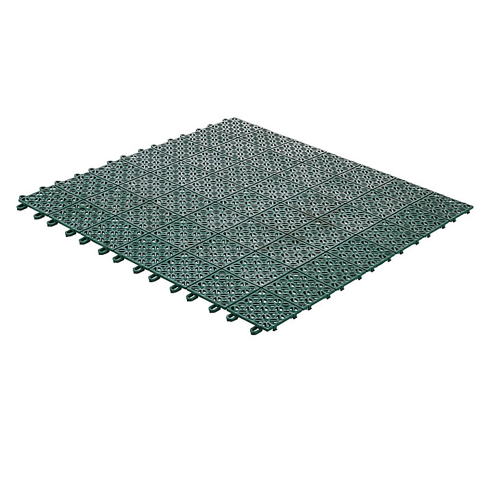 Dalle plastique vert Artor 55,5 x 55,5 cm (x 2)