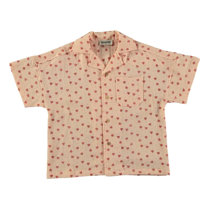 Tocoto Vintage Chemise Cœur | Rose pâle