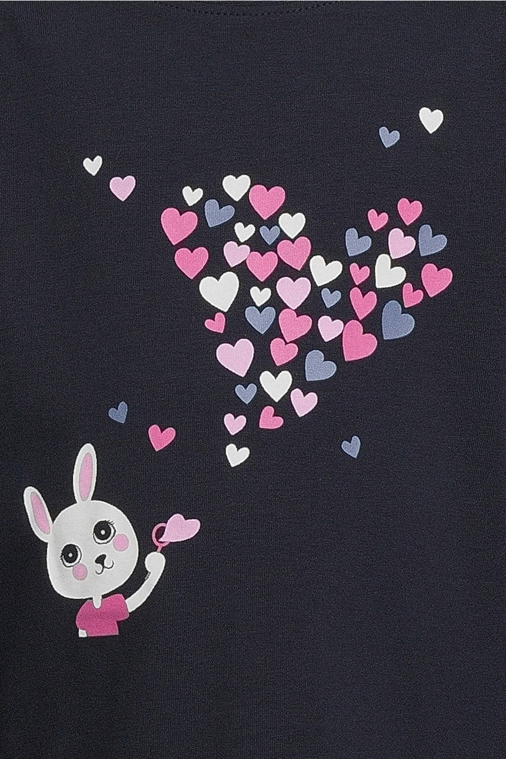 NAME IT longsleeve NMFVIX met printopdruk donkerblauw