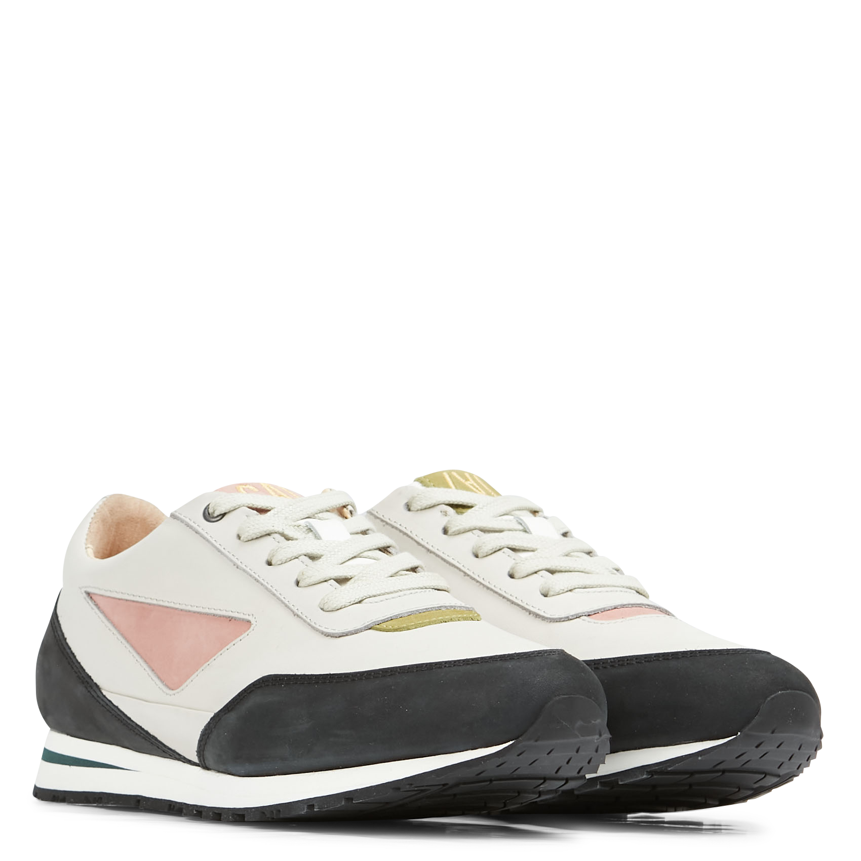 B&C - Baskets basses en cuir | Multicolore
