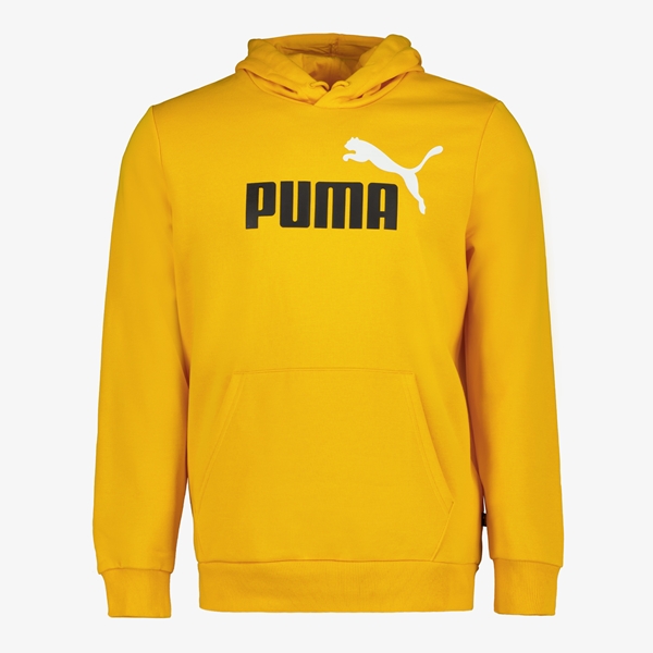 Puma ESS+ Col 2 Big Logo heren hoodie geel