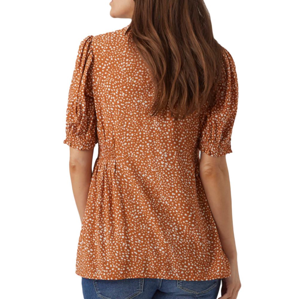 Mamalicious Blouse Orange Femme Femme Mamalicious Hella Lia