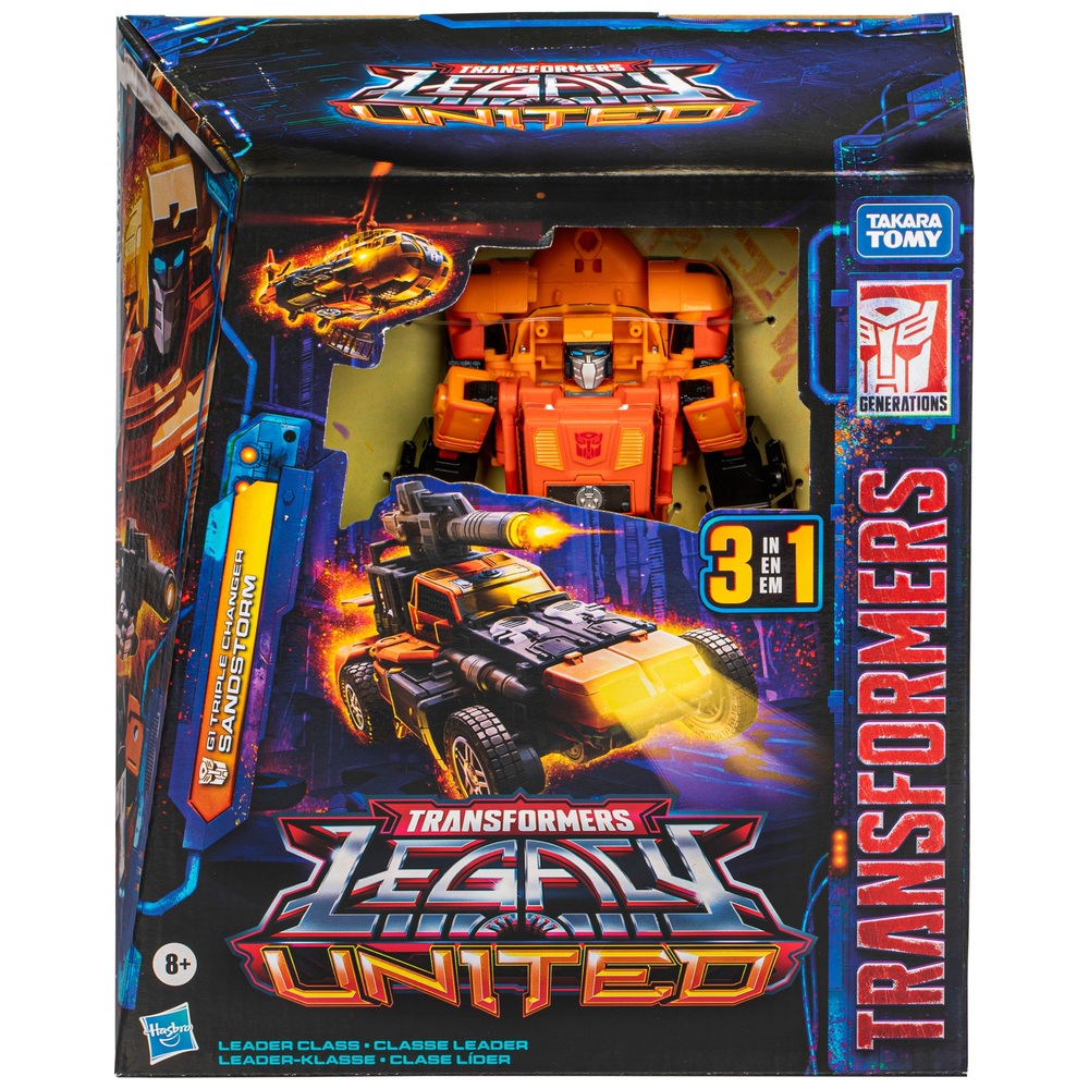 Transformers Legacy United G1 Triple Changer Sandstorm Actionfigur