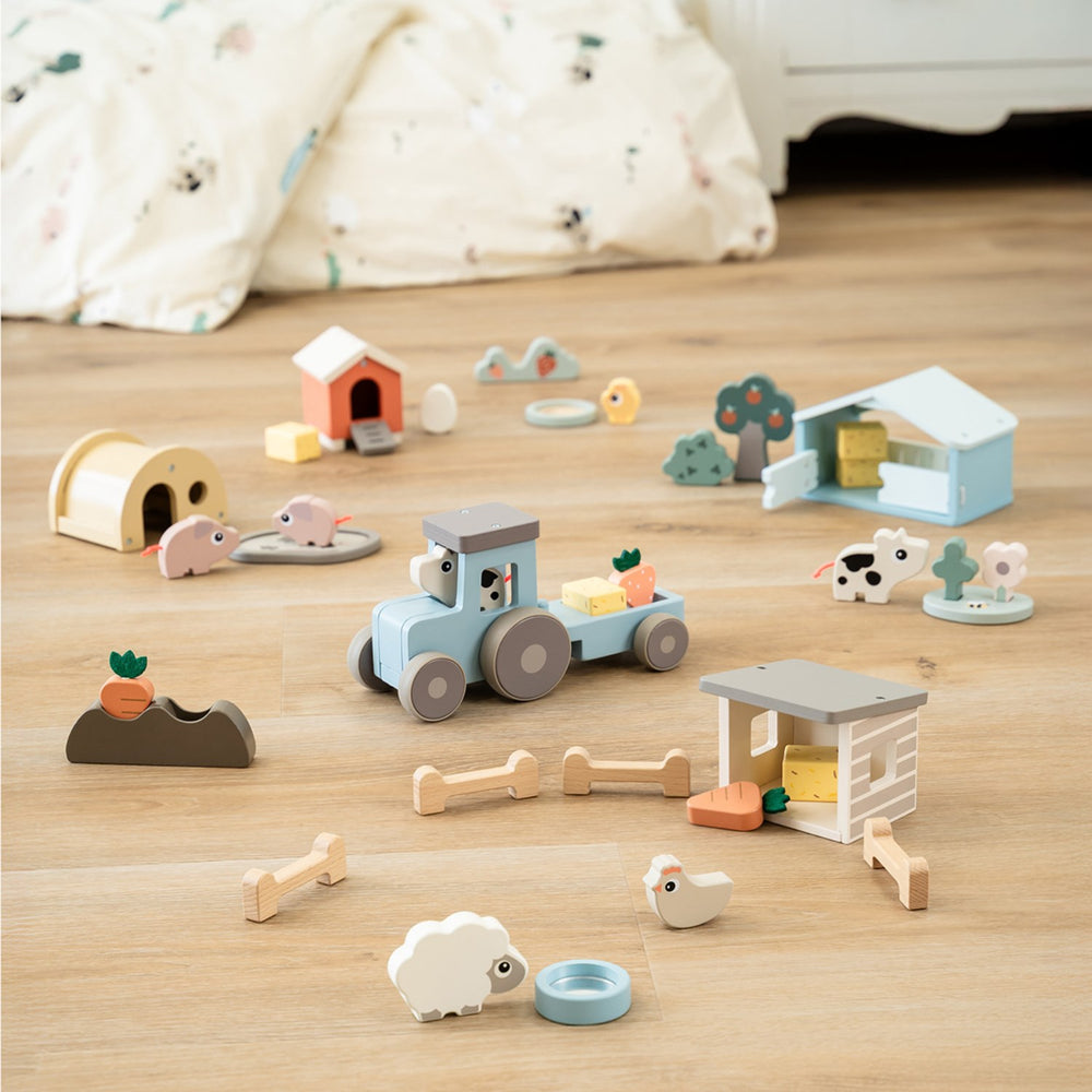 Køb DonebyDeer Colour Mix Tiny Farm Legesæt Pigee