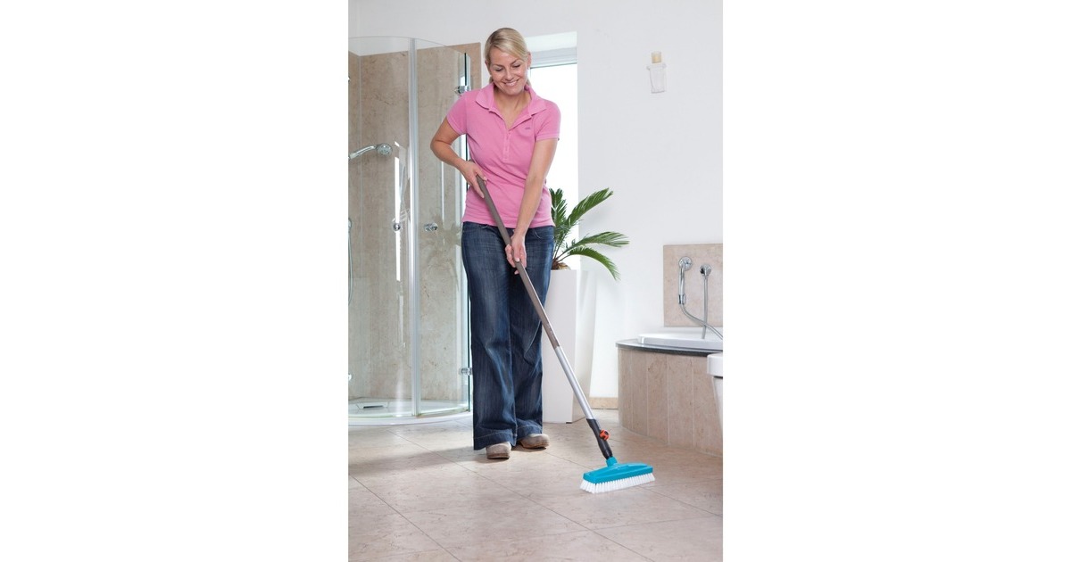 GARDENACombisystem schrobber  (Turquoise/wit, 3639-20)