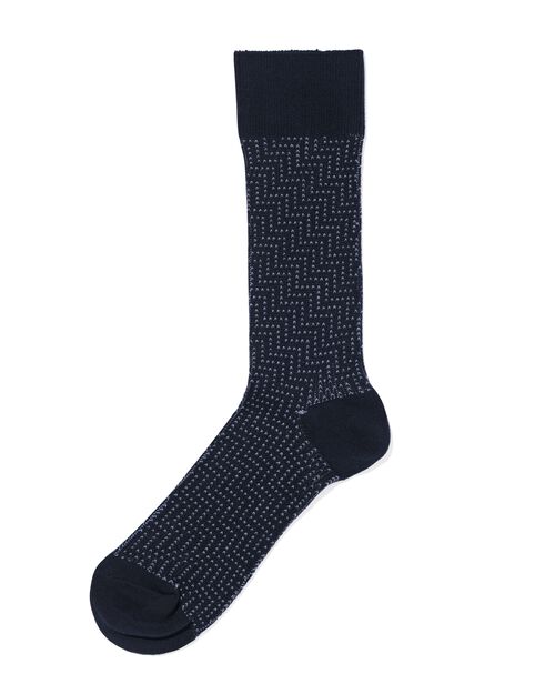 chaussettes homme 1 paire avec point graphique bleu foncé