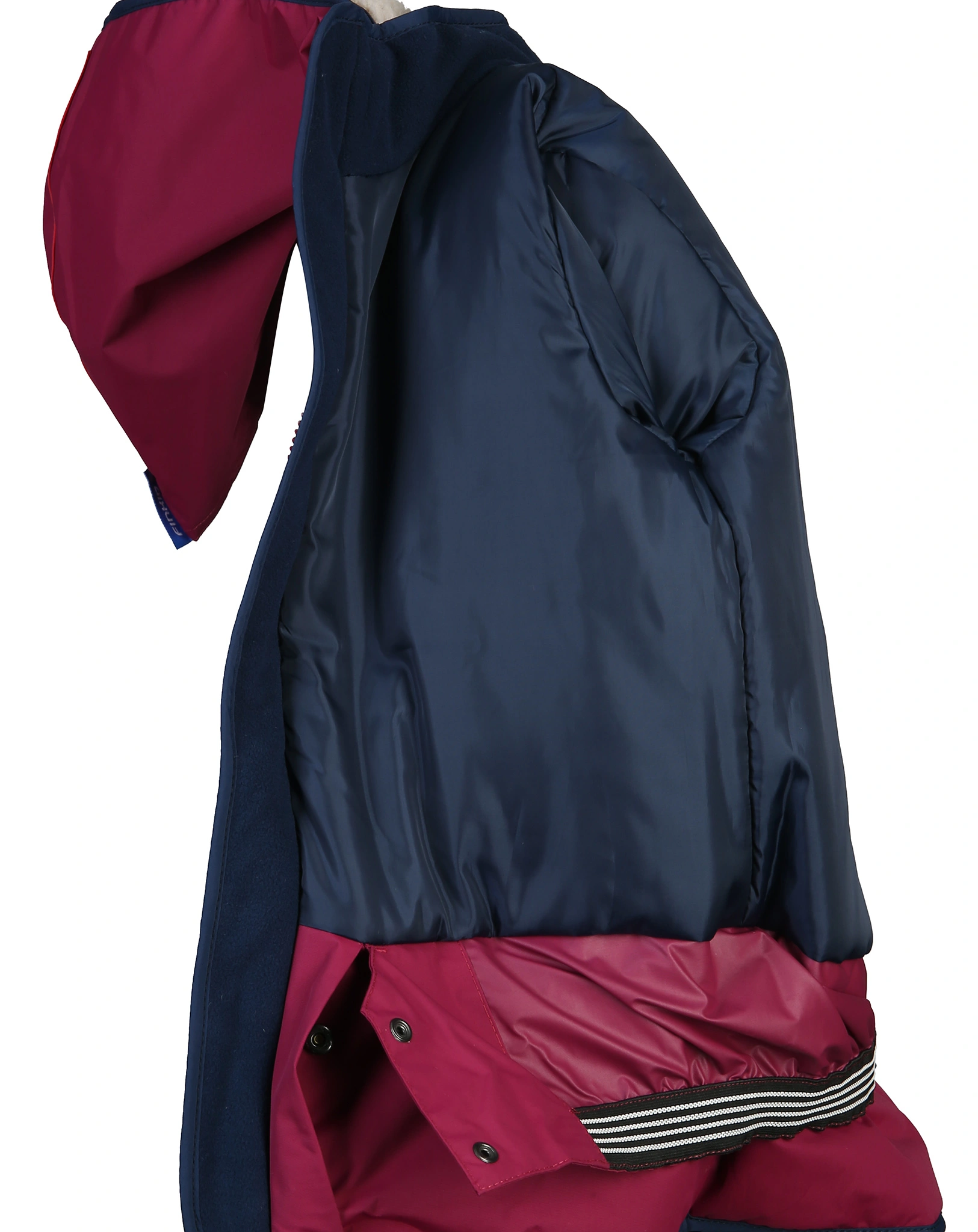 Winterparka TALVINEN HUSKY in beet red/navy