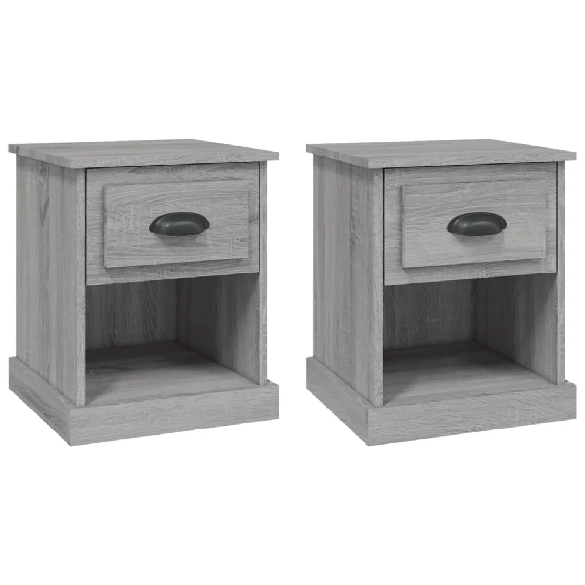 vidaXL Tables de chevet 2 pcs