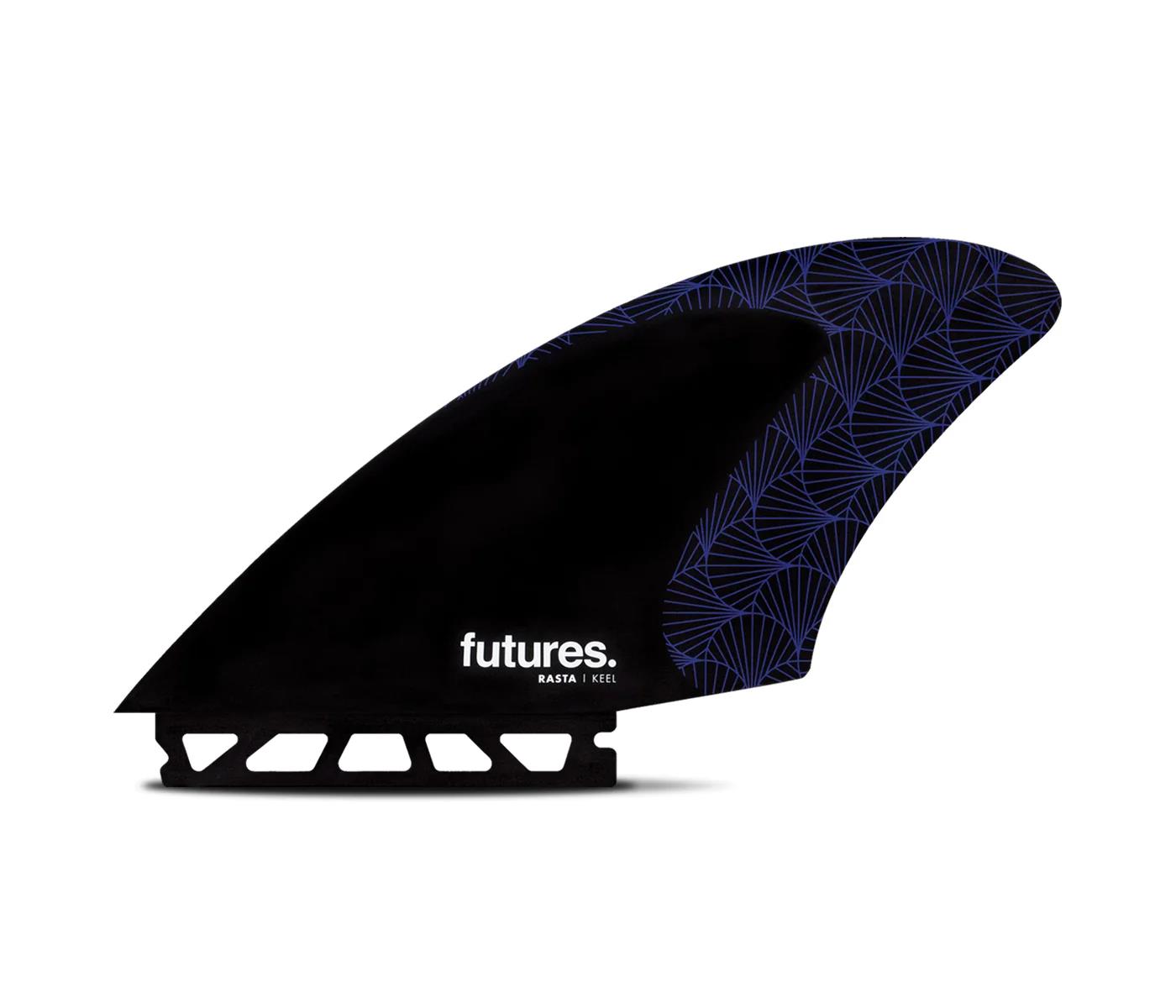 Futures Rasta Keel Honeycomb - Black / Purple - Twin