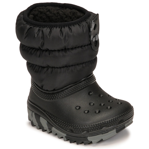 Crocs - CLASSIC NEO PUFF BOOT T - Noir