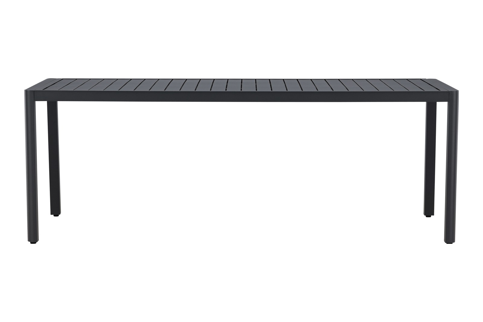 Giardini spisebord Hagebord i sortlakkert aluminium.