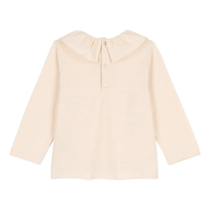 Petit Bateau Blouse Manches Longues Jersey | Ecru