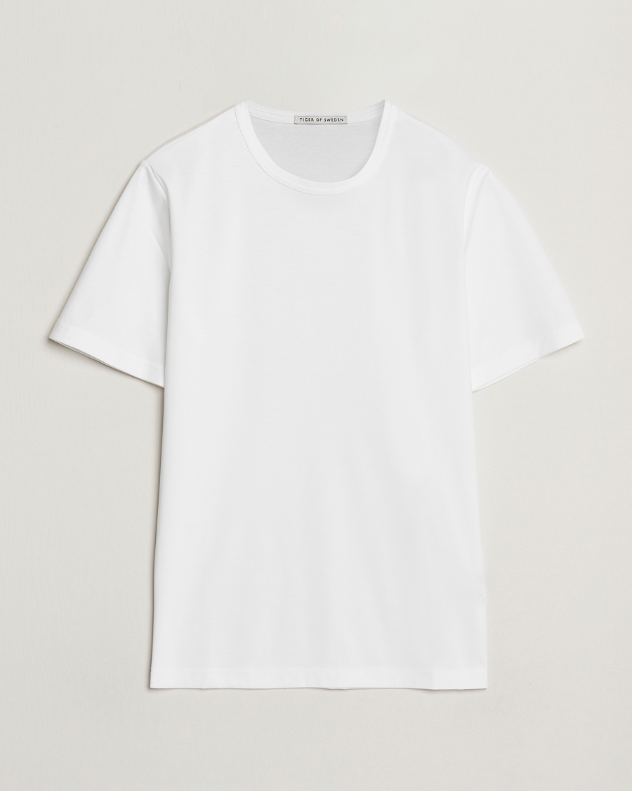Tiger of Sweden Olaf Mercerized Cotton T-Shirt Pure White