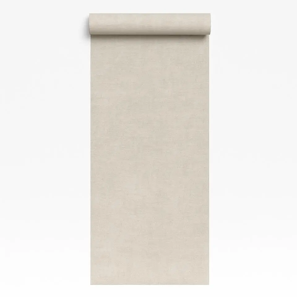 Dutch Wallcoverings Vliesbehang Linen & Textures uni - beige - 10,05m x 53cm