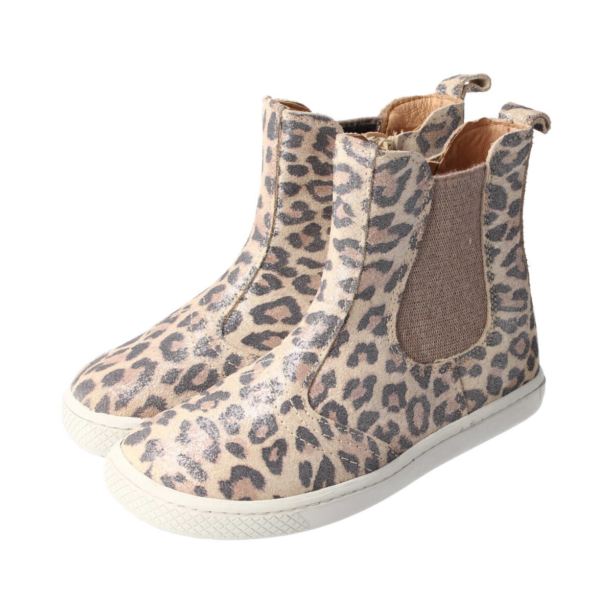 ML4110-99 glitter leo CHELSEA-CITY nappa leather zipper Weite/M