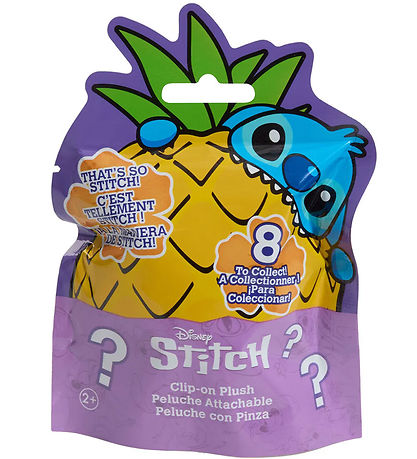 Disney Stitch Filmclip-on Plys - 9cm - Gemischt