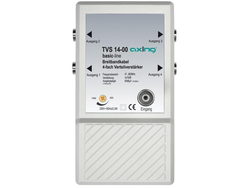 Axing CATV-Verteilverstärker TVS 14-00 4-fach Axing TVS 14-00 Axing TVS 21-00