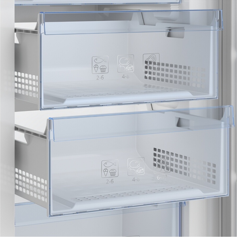 Congélateur armoire Beko RFNE448E45W